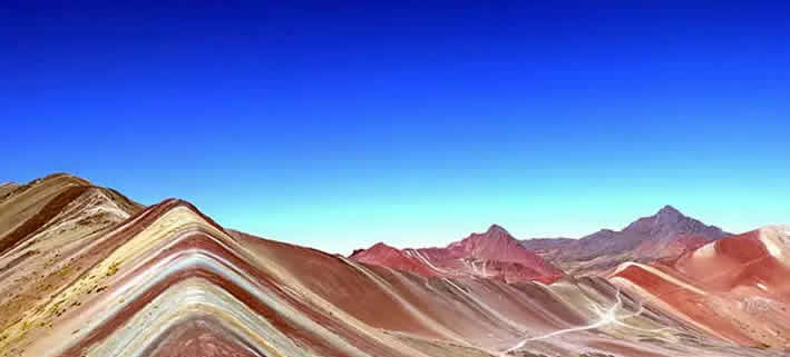 Vinicunca in Peru, der Berg mit den sieben Farben